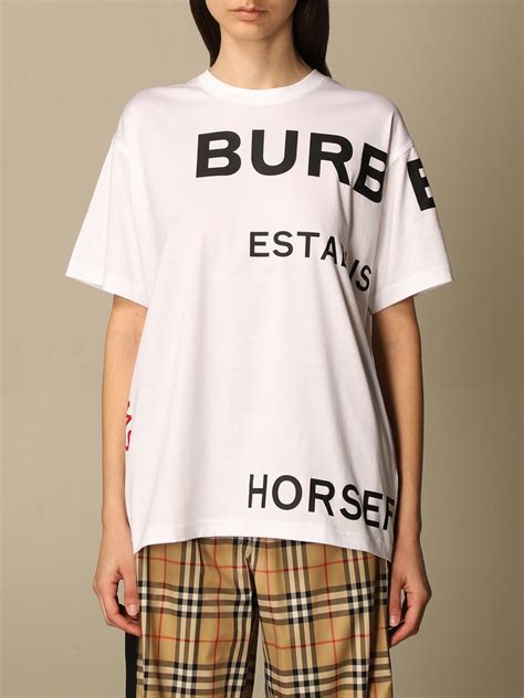 burberry t shirt white and red|burberry white shirt sale.